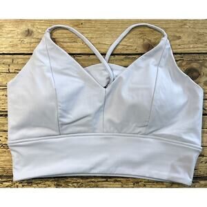 Enavant Women’s Stone Open Back Sports Bra Size S NWOT